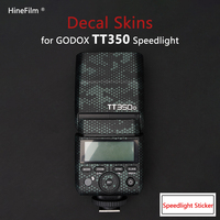 Godox TT350 Flash Speedlite Decal Skin for Godox TT350C TT350N TT350S TT350O Protective Cover Skin Protector Sticker