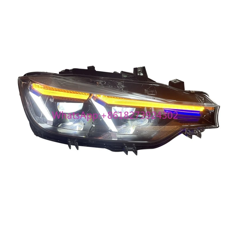 

Headlights for BMW 3 Series F30 F35 Night Edition Headlight 2012-2014 Assembly Angel Eyes Full LED Plug and Play