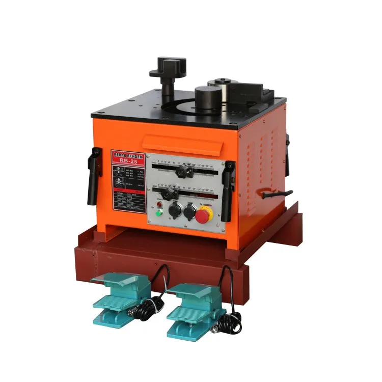 Portable Rebar Bender Cutter Combo for Round Threaded Steel Mini Electric Bending Machine