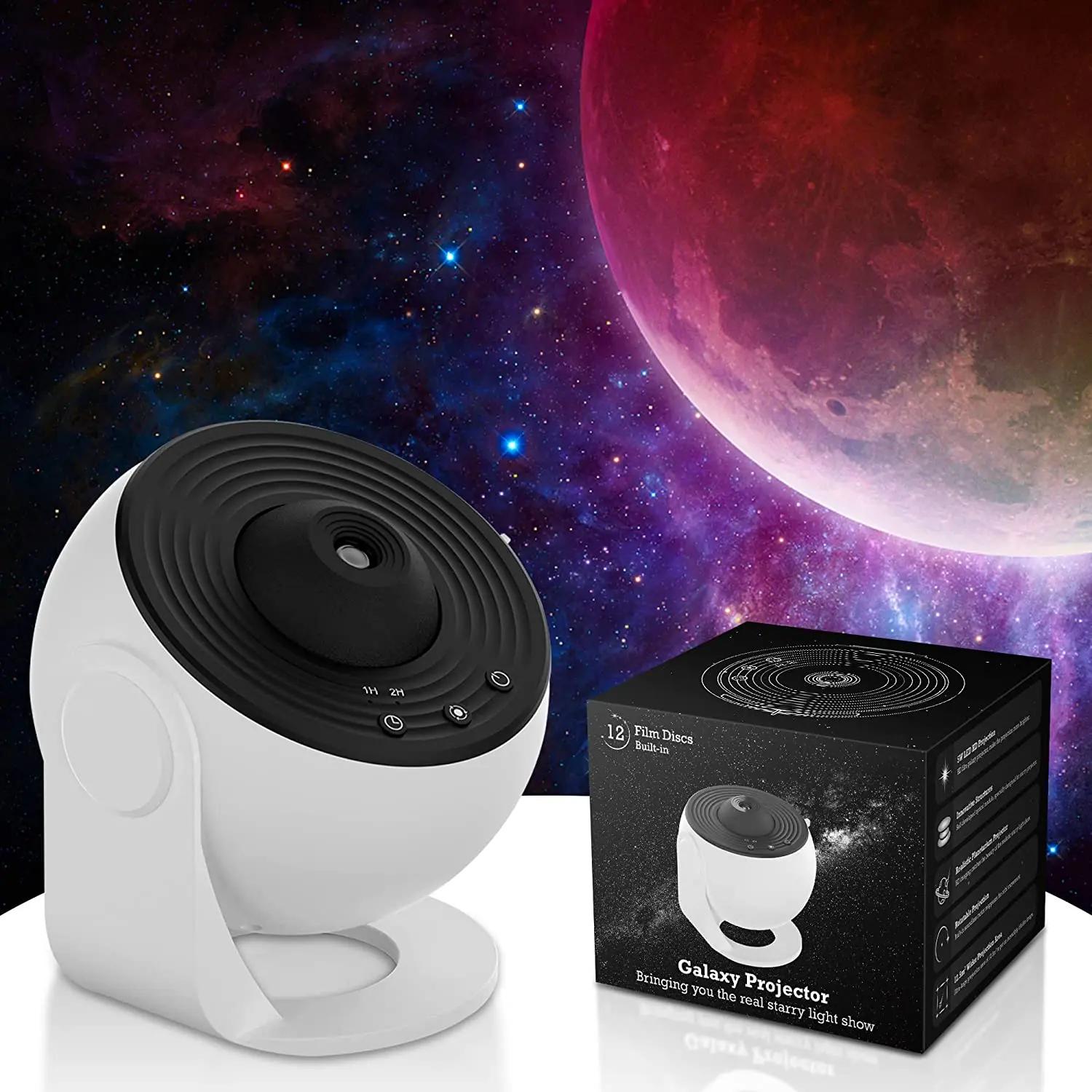 13-in-1-Sternprojektor, Planetarium-Galaxie-Projektor für Schlafzimmer, Aurora-Projektor, Nachtlichtprojektor für Kinder und Erwachsene