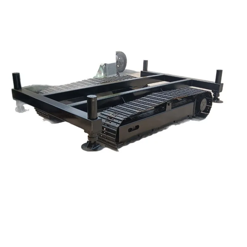 Hydraulic outriggers, crawler chassis, water well drilling rig, motor-driven speed, stable and efficient crawler type