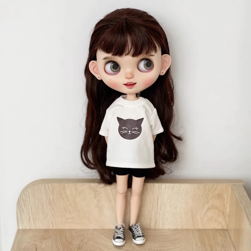 TA265 New styles Customized Doll pink clothes tshirt hoodies pants for your bb fr ob24 ob27 pp liccaa blythee dolls