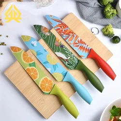XTL Seiko Printed Fruit Knife, Chef's Knife with Complimentary Sheath, Kitchen Knife, Chef's Knife, Gadgets