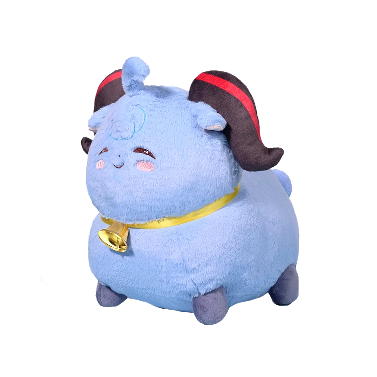 

Anime Genshin Impact Ganyu Cosplay Rain Coconut Sheep Plush Doll Ambitus Gift