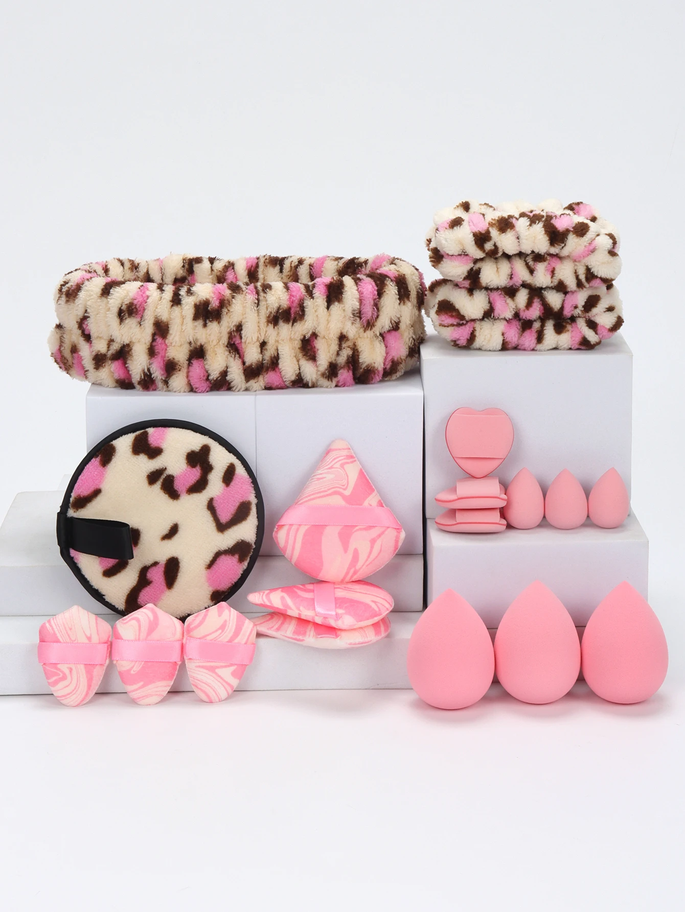 The 19-Piece Headband Set Is Not Available, It Is Made of Latex, and It Becomes Larger When Exposed to Water, and Is Suitable Fo