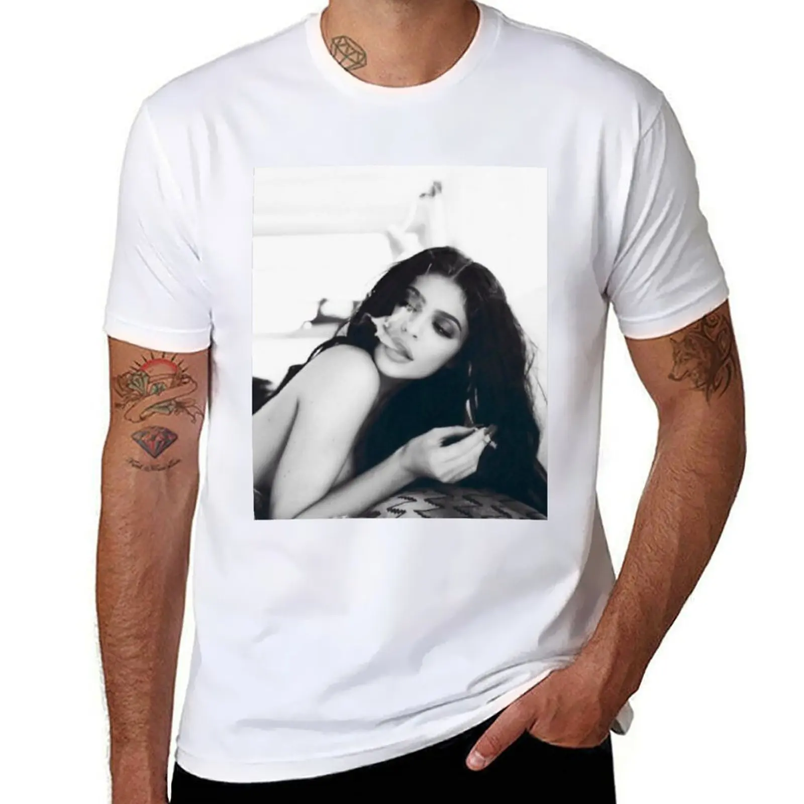 

Футболка Kylie Jenner, мужские футболки для мужчин, персонализированная футболка