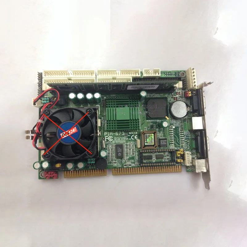 PIA-673 V:10 For ARBOR Industrial Control Motherboard Half Length Card Before Shipment Perfect Test