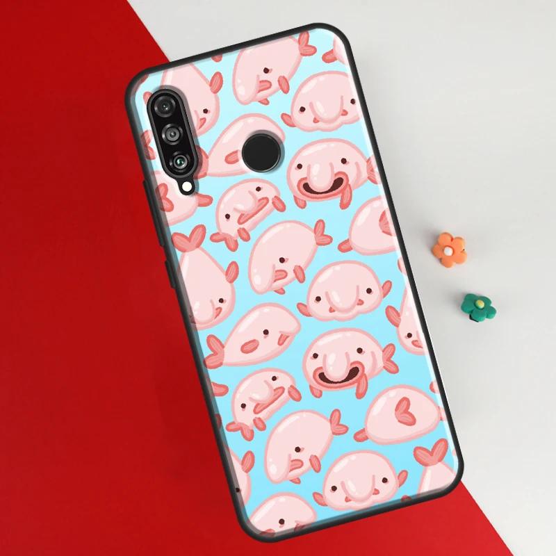 Blobfish Case For Huawei Honor 50 P20 P30 P40 P50 Pro Lite P Smart Z 2019 2021 Nova 5T Phone Cover