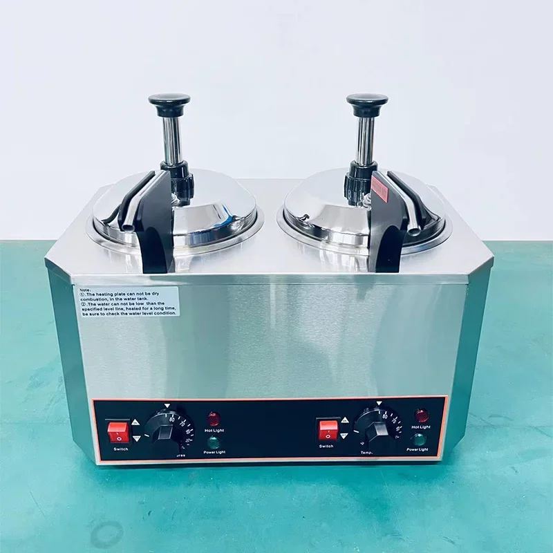 #Commercial Sauce Warmer, Cheese Sauce Warmer, Pump-Style Dispenser, Self-Service Restaurant Chocolate Sauce Warmer