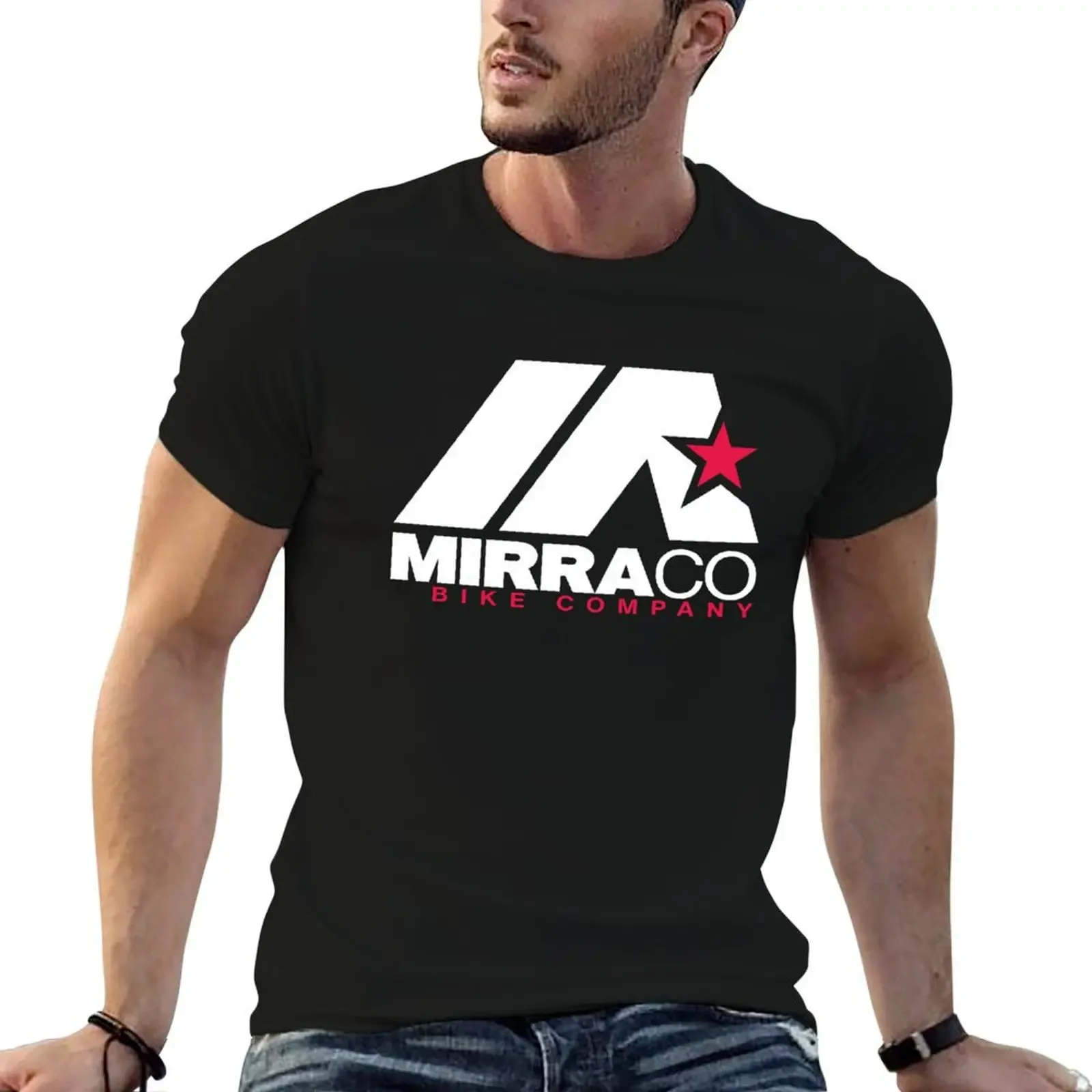 Mirraco BMX Dave Mirra White T-Shirt quick drying cute clothes anime shirts men