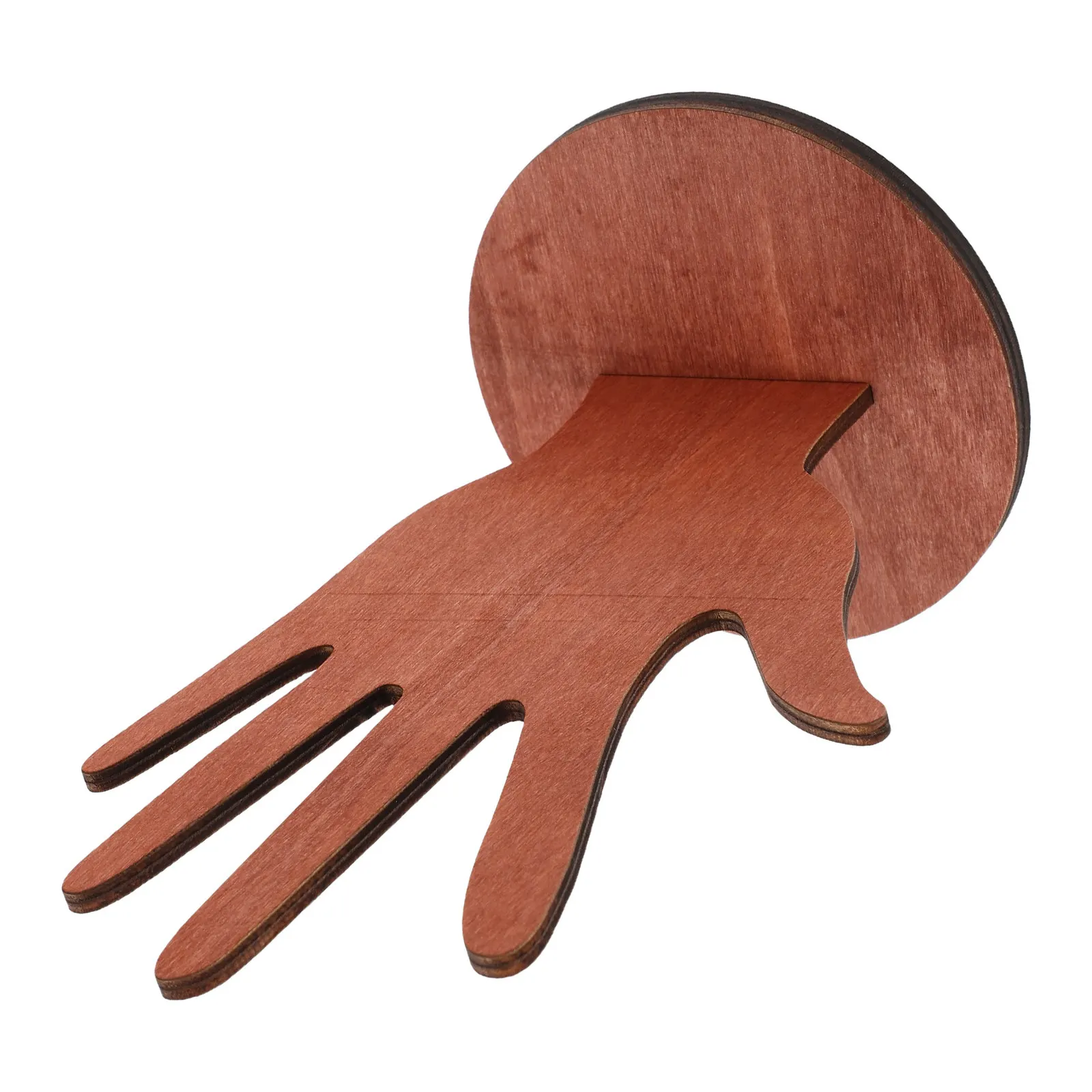 Wooden Jewelry Holder Hand Shape Mannequin Display Stand Ring Bracelet Necklace Organizer Decorative Photo Props Jewelry Storage
