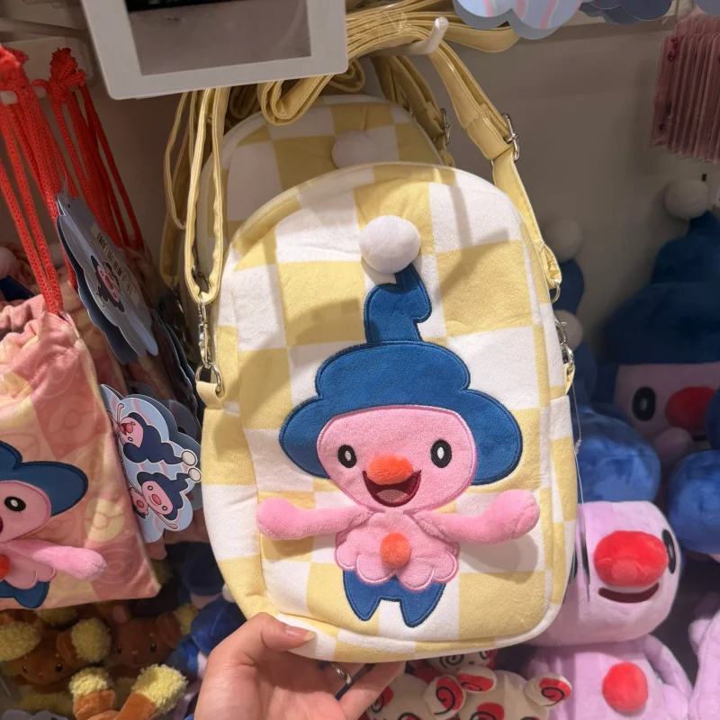 Pokemon Genuine Acg Goods "Devil Imitation Pose Series Mime Jr Anime Collectibles Drawstring Bag Backpack And Ballpoint Pen Gift view 3