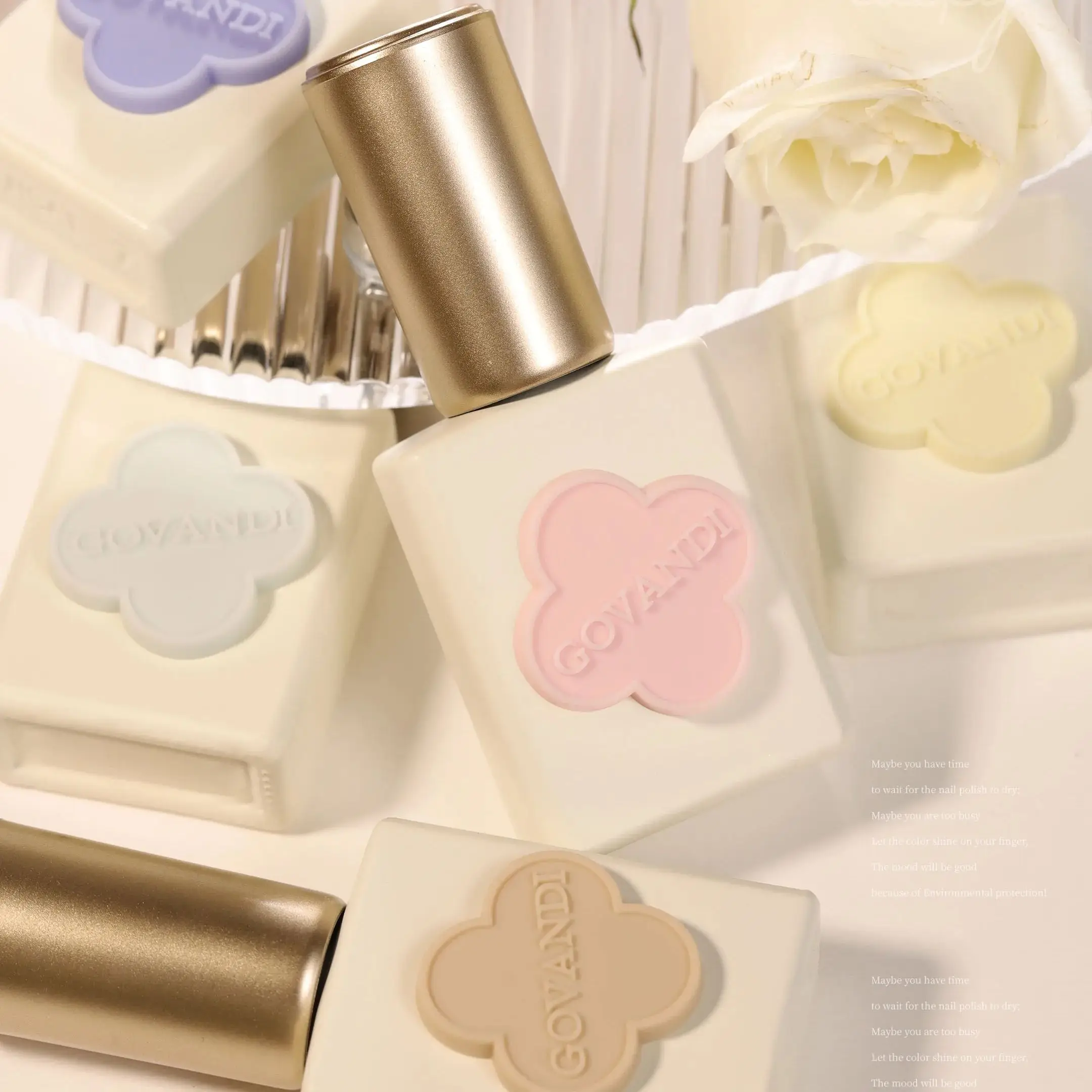 고반디 50색 한국 스타일 마카롱 젤 폴리쉬 세트 15ML UV 젤 에나멜 매니큐어 살롱 쏙 오프 네일 폴리쉬 키트 (컬러 카드 포함)