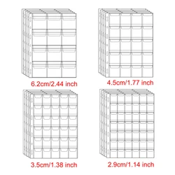 5PCS Coin Binder Page 12/20/30/42 Pocket Coin Euro Collection Organizer Sheet PVC Transparent Coin Holder Sleeve Badge Protector