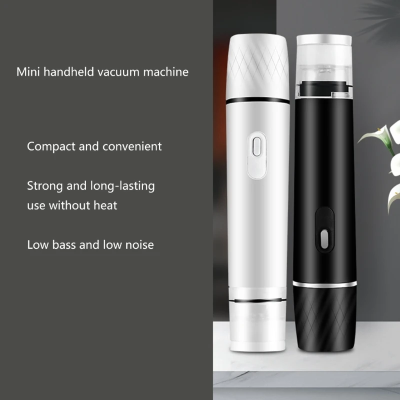 ปั๊มซีลสุญญากาศอเนกประสงค์ขนาดเล็กเหมาะสำหรับการเดินทางที่เป็นมิตรเครื่องซีลสูญญากาศอาหารเครื่องถนอดความสดใหม่วัสดุพลาสติกสำหรับอาหาร