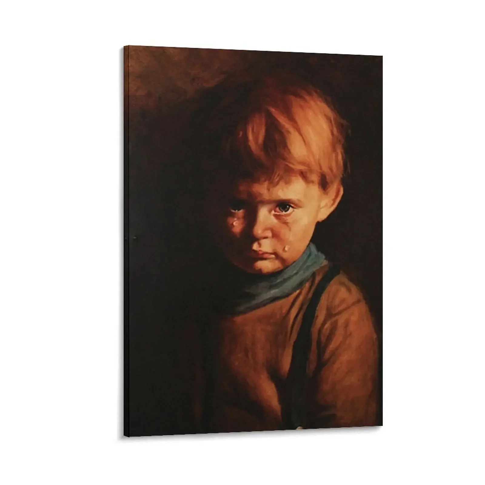 

the original painting by Giovanni Bragolina The Crying Boy Canvas Painting aesthetic room decoration decorative wall canvases