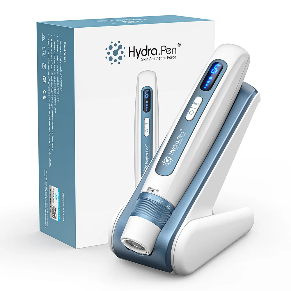 Original Professional Hydra pen H5, Portable Electric 2in1 EMS Automatic Household Infusion Microneedling pen with 2 Cartridges