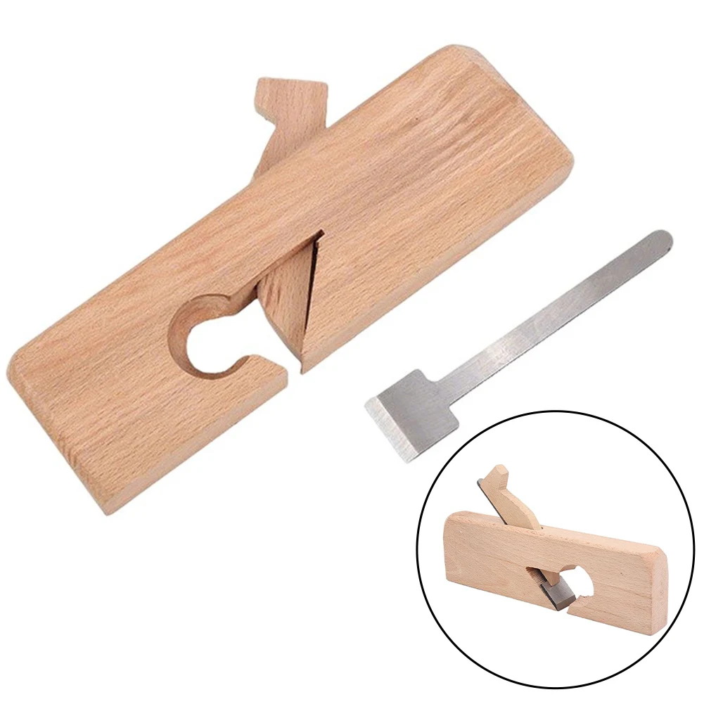 Hand Planer Tool Woodworking Plane For Professional Woodworking Stable Construction Solid Pear Wood Body High-speed Steel Blade