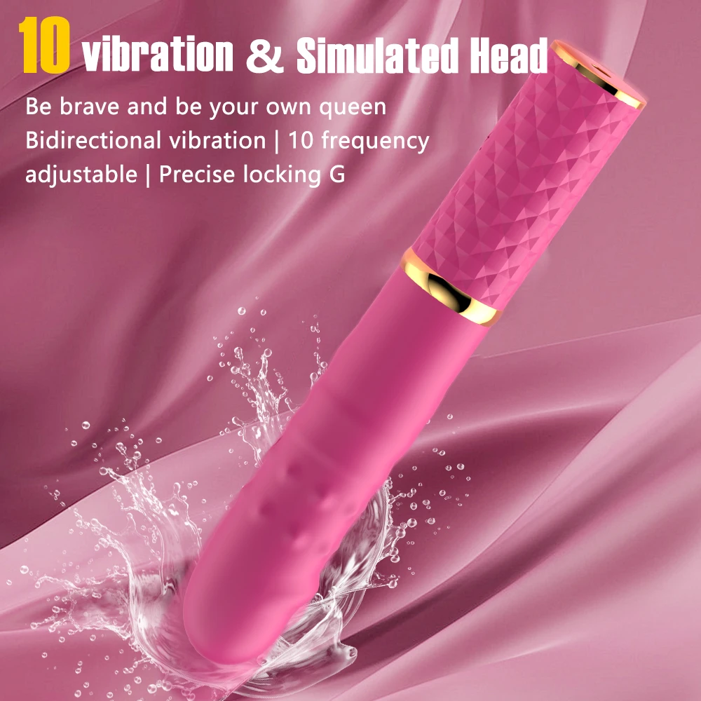 Mini Size Thrusting Dildo Vibrator Suction Cup G Spot Massager 10 Modes Clitoral Stimulator Adult Sex Toy for Women Beginner - Image 2