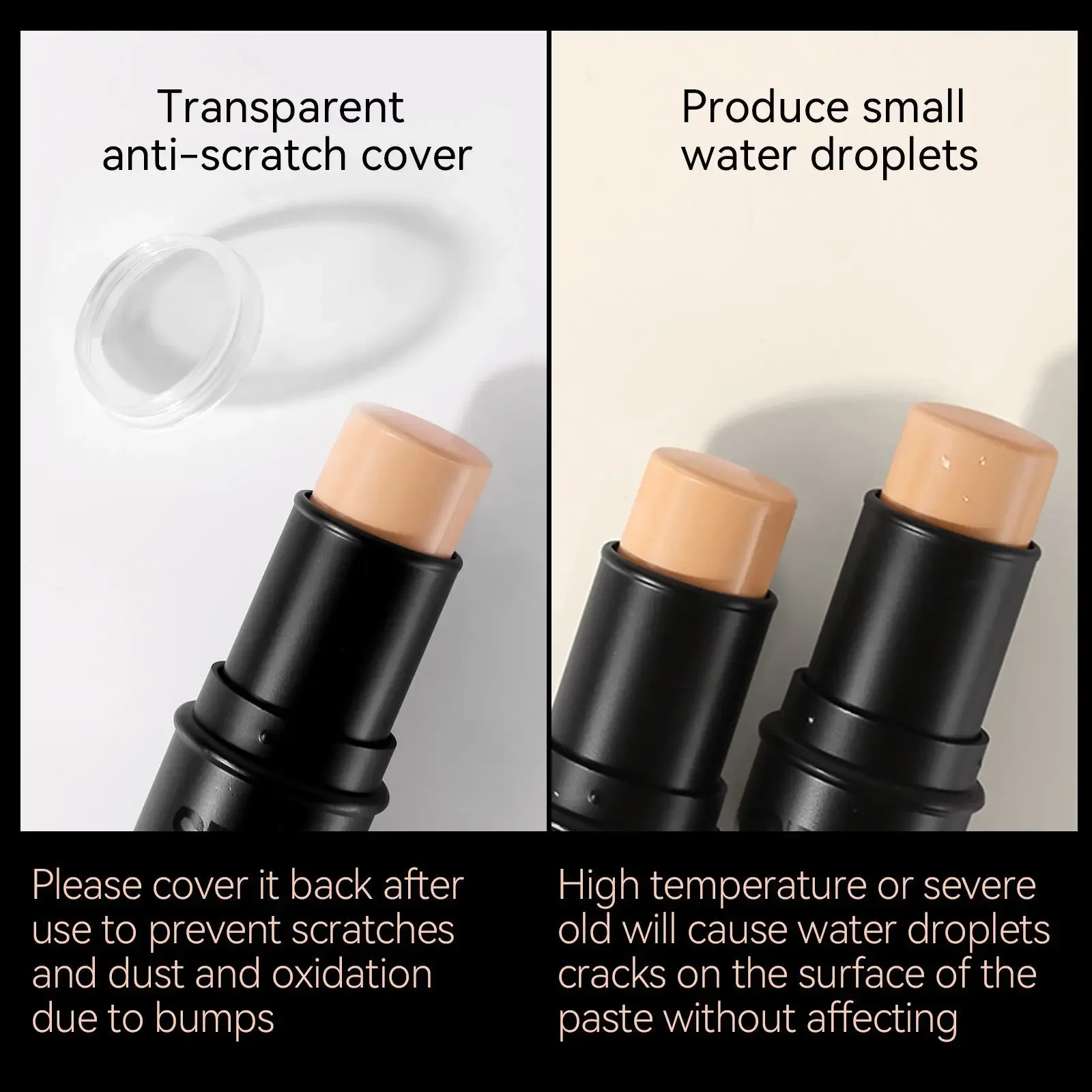 Matte Concealer Stick Feuchtigkeitsspendende Flüssige Foundation Abdeckung Akne Auge Dunkle Kreis Ändern Haut Ton Gesicht Primer Basis Make-Up