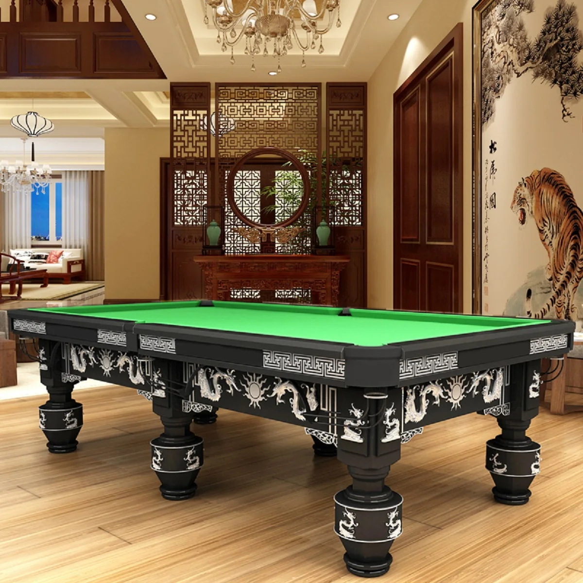 Billiard table Standard adult home English Slok Hall competition Black eight American pocket table