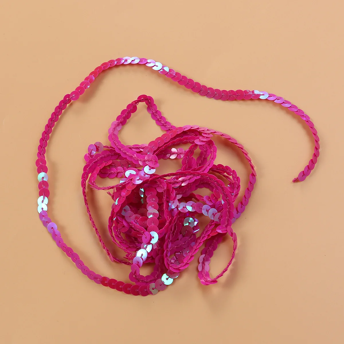 

9Pcs Flat Sequins Ribbon String 6mm 2 Meters Spangle for DIY Attire Embroidery Applique Sequins for Wedding Bridal Craft