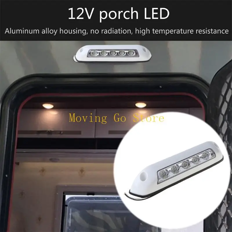 

B5XD Upgraded 12V LED Awning Lamp RV Yacht Motorhome Sunshade Panel Night Light