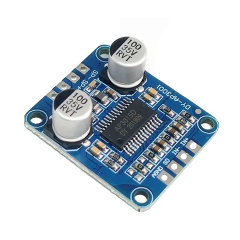 Надежная плата усилителя мощности DY-AP3001, моноблок 10 Вт/20 Вт/30 Вт, усилитель AMP класса D для динамика 4 Ом-8 Ом, 8 В-24 В постоянного тока, DY