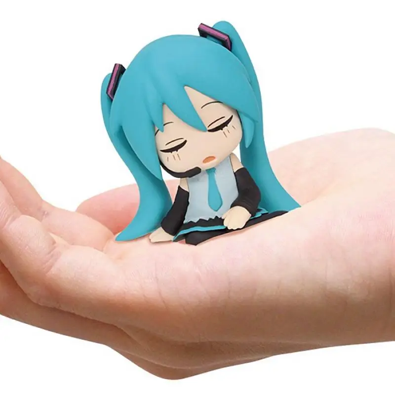 Anime Hatsune Miku Figure Sleep Action Figure Kagamine Rin Kagamine Len Doll Kawaii Toy Halloween Ornaments Gift for Kids