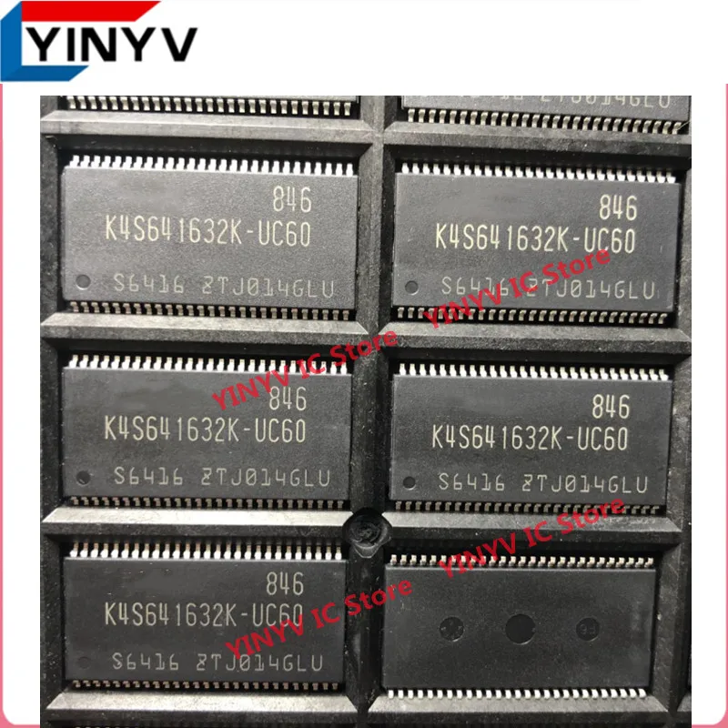 5Pcs K4S641632K-UC60 K4S641632K-UI60 K4S641632K-UC75 K4S641632K-UI75 K4S641632K TSOP54 100% new imported original 100% quality