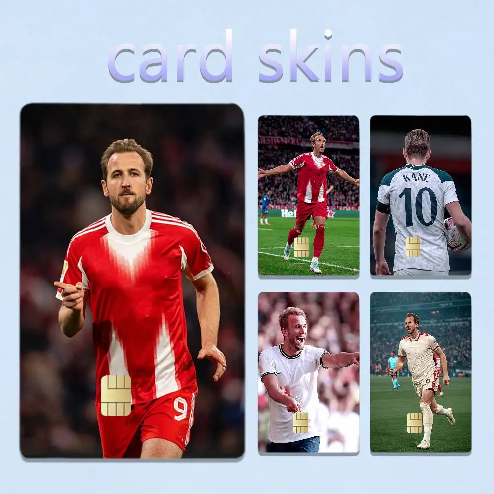 England H-Harry K-Kane 9 4pcs 1Set Film Skin for Debit Credit Bank Visa Card Decal Cover