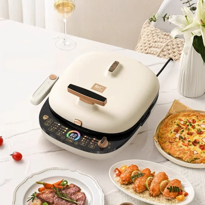 New Removable Electric Griddle - Home Double-Side Heating Extra-Large Deep Multifunctional Flatbread Pan