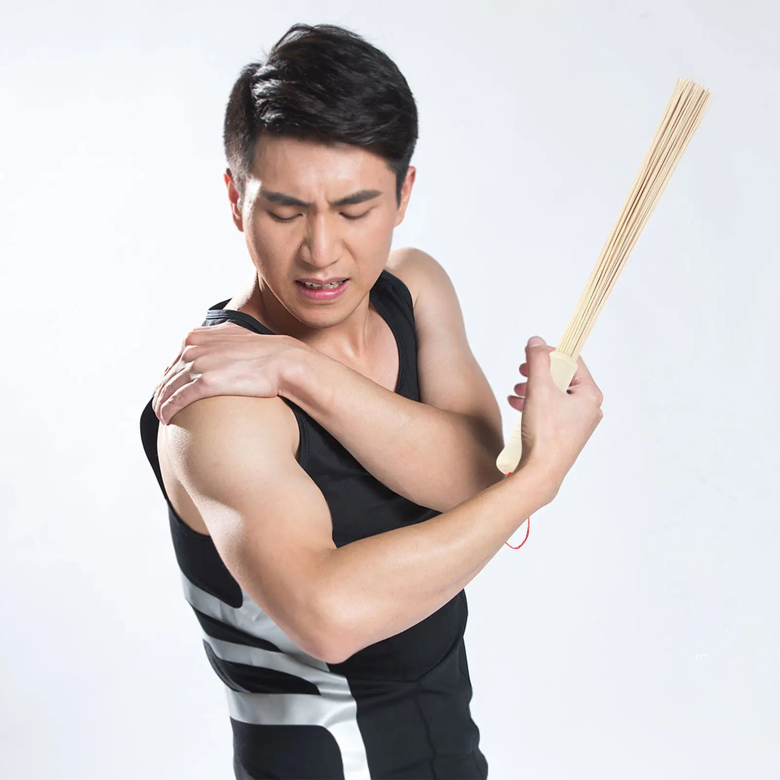 

1 шт. бамбуковая массажная палочка, портативный массажер для мышц, снимает усталость, расслабляет мышцы, для использования на спине, шее, ногах