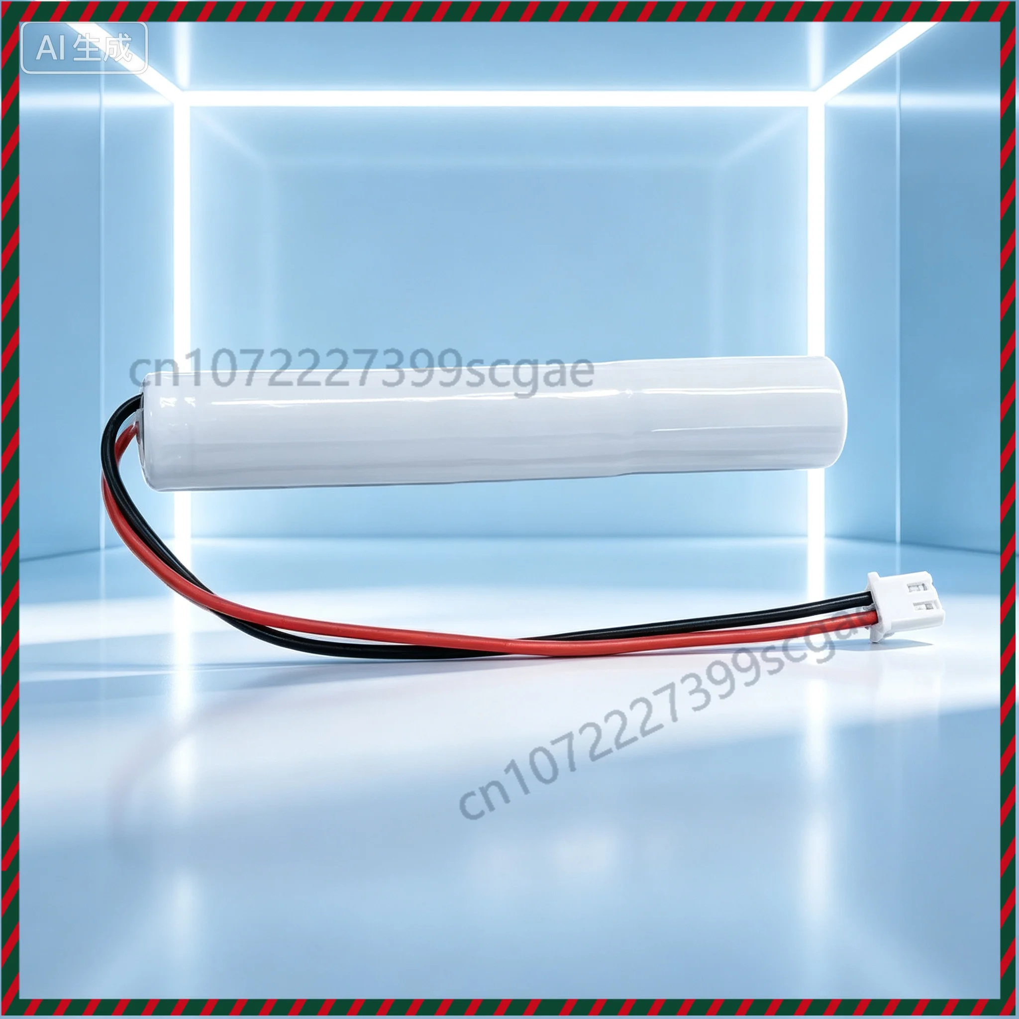 Ni‑Cd 3.6V 2/3AA 0.3Ah Battery Pack 2Pcs for Fire Emergency Light Indicator