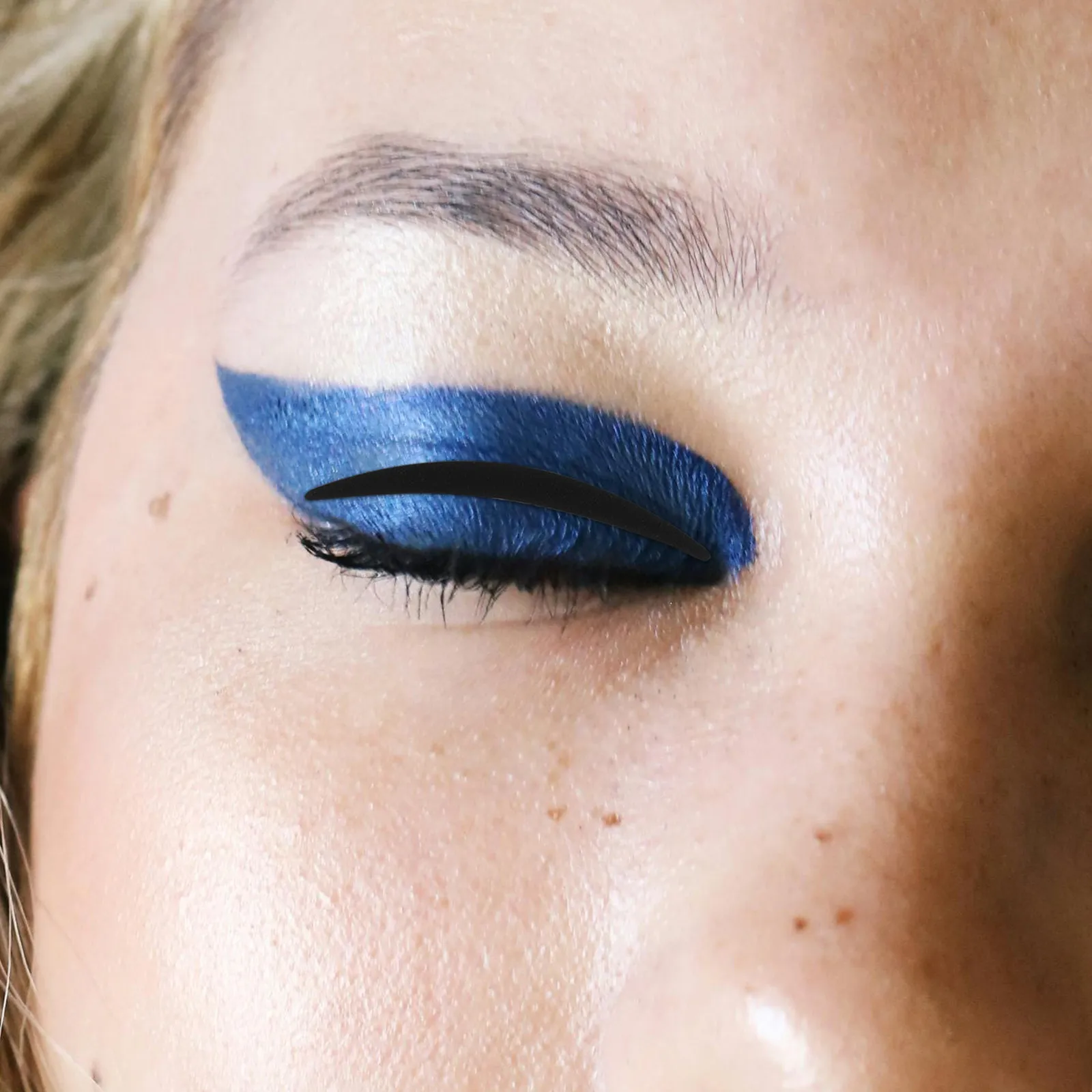 Doppellid-Aufkleber Schwarzes Augen-Make-up-Tape Sofortiger Smoky-Eye-Effekt Wiederverwendbare Eyeliner-Sticker Große-Augen-Aufkleber Selbstklebend