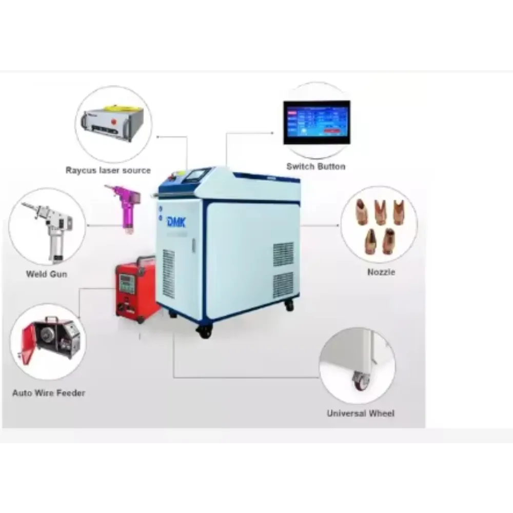 2000W Handheld Fiber Laser Welder with Wobble Function – for Stainless Steel Aluminum Metal Welding
