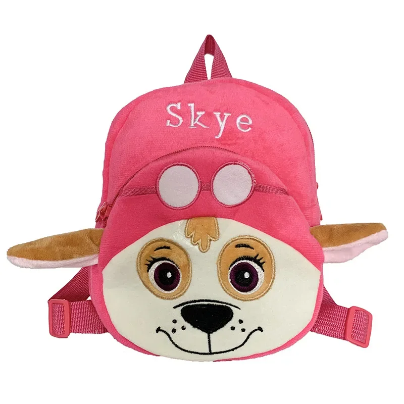 Paw Patrol zaino in peluche per bambini Cartoon Puppy Dog Skye Chase Marshall Kindergarten School Bag per bambini Baby Boys Girls Gift