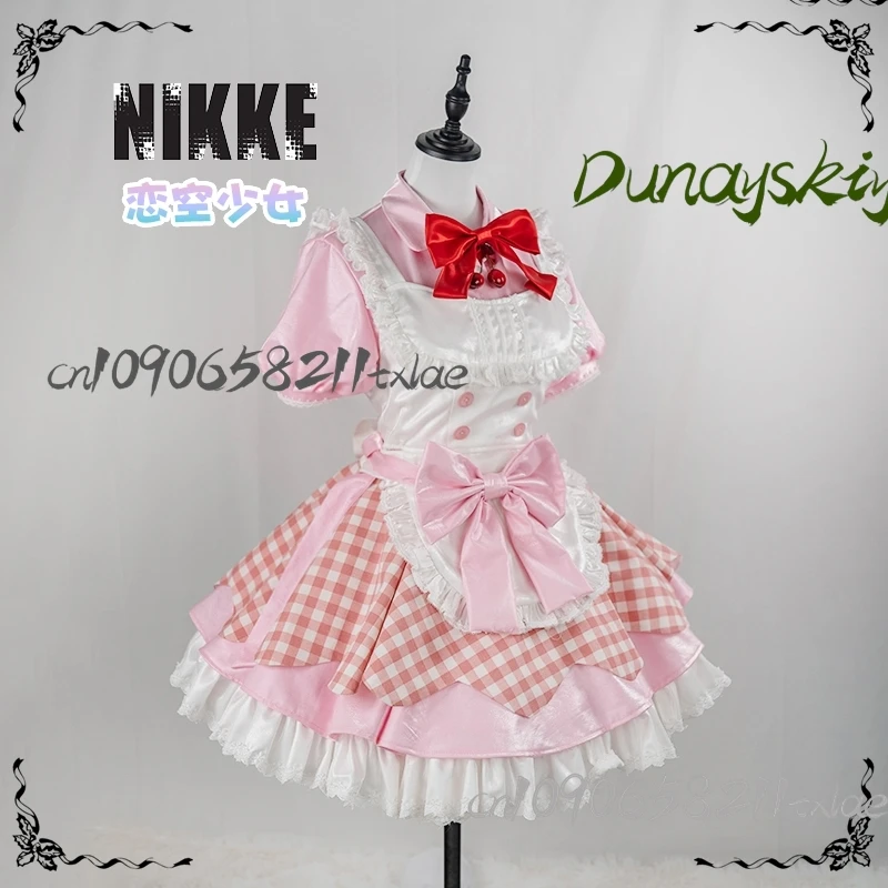 

Goddess of Victory: NIKKE Closter maid lolita dress anime cosplay costumes wig accessions jirai kei kawaii Halloween cosplay