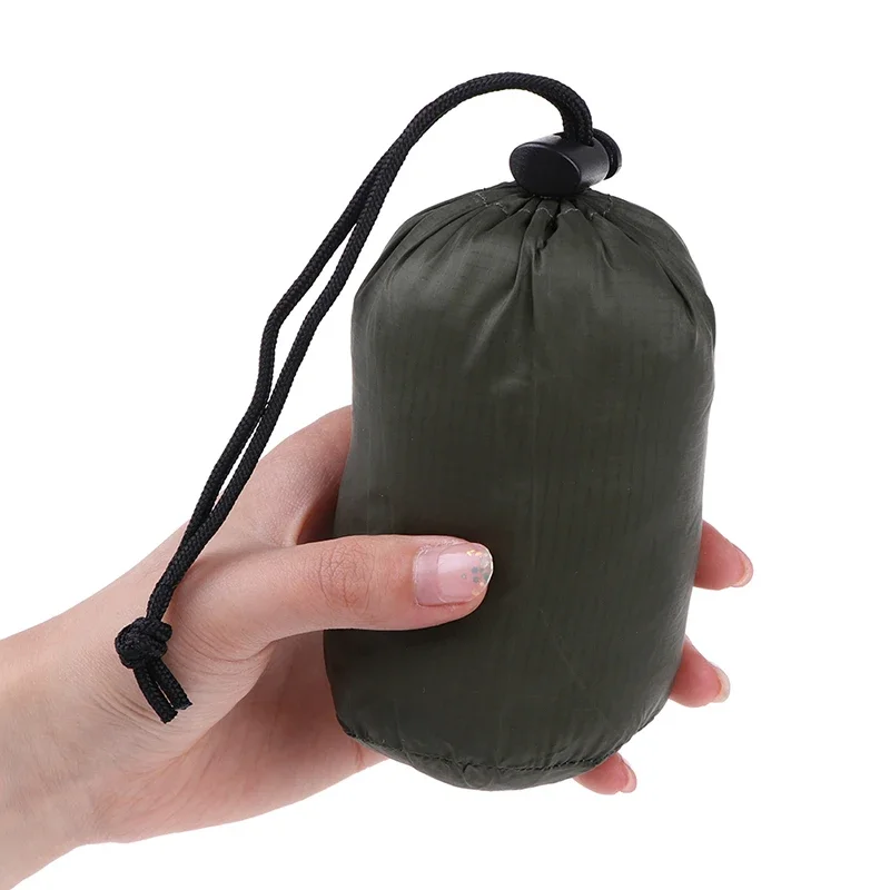 1pc Outdoor Emergency Sleeping Bag Storage Drawstring Sack - Camping Hiking