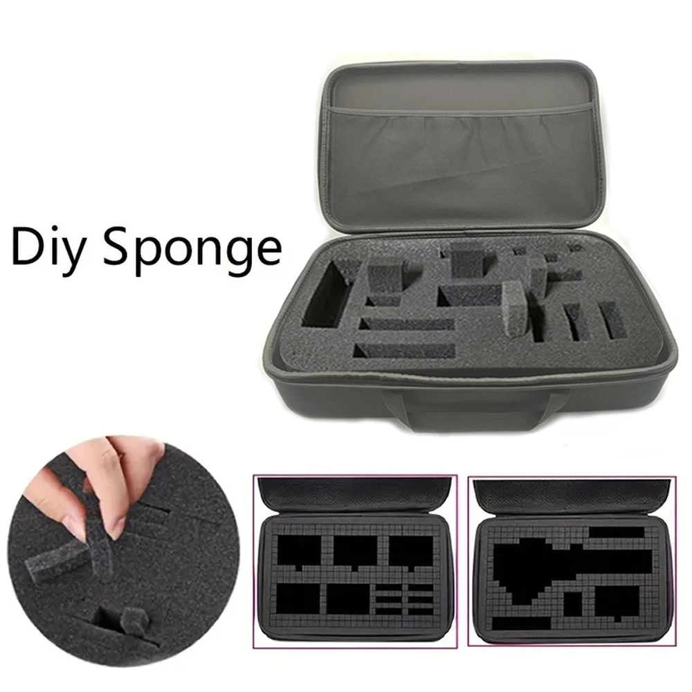 Custom Hard Case EVA Tool Storage Bag With DIY Shaped Shockproof Sponge For Fishing Accessories Electronic Product Storage Box