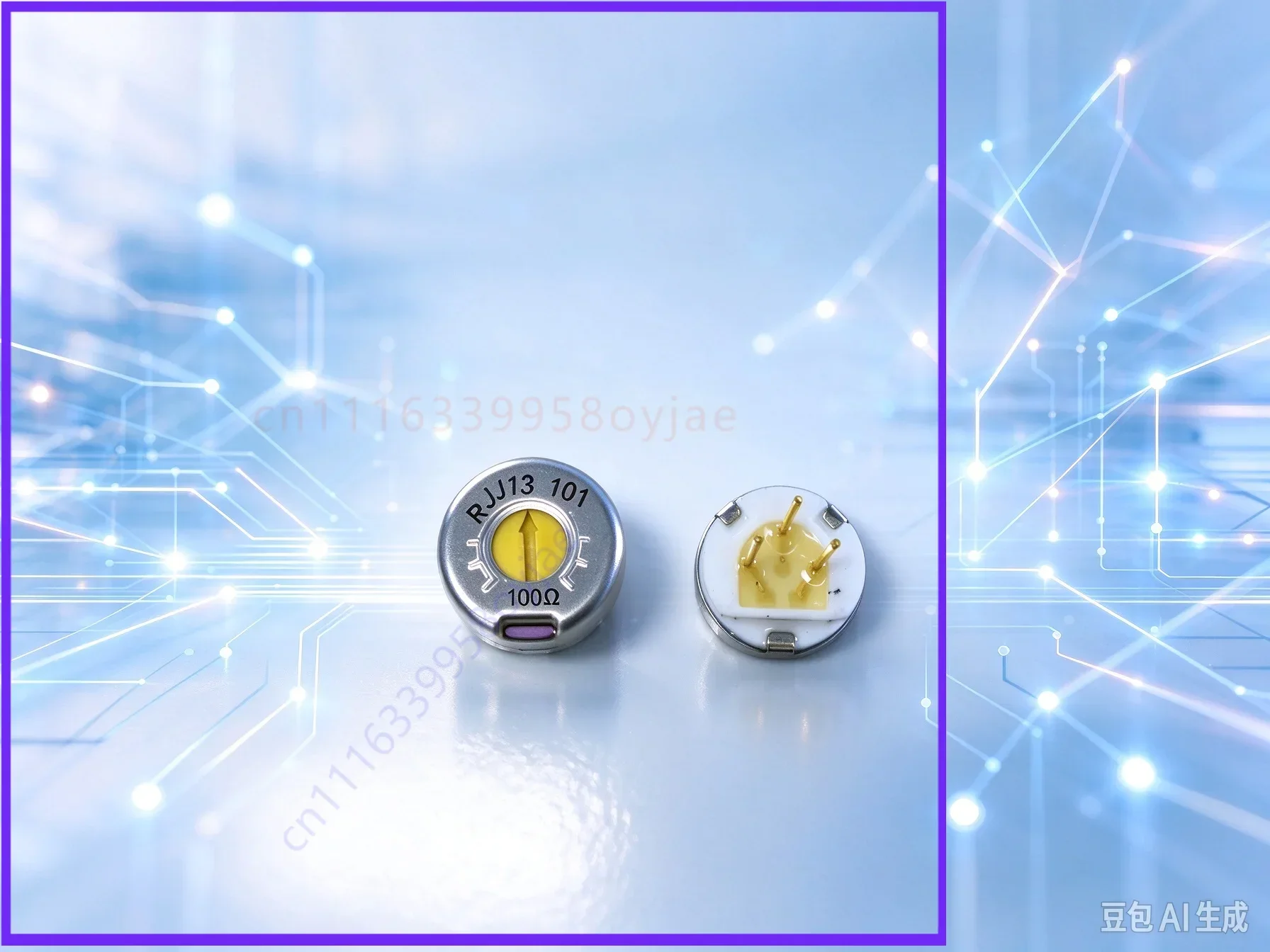 Potentiometer RJ13 101 for 100Ω 3 Pin Through Hole Imported  5pcs