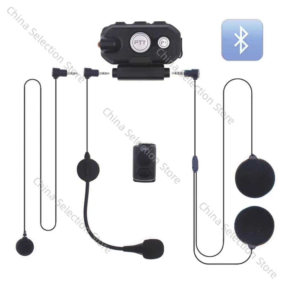 

ANYSECU Hands-free PTT Headset Helmet Wireless Headphones HB880 For Motorcycle Helmet Locomotive Helmet Headset Two Way Radio