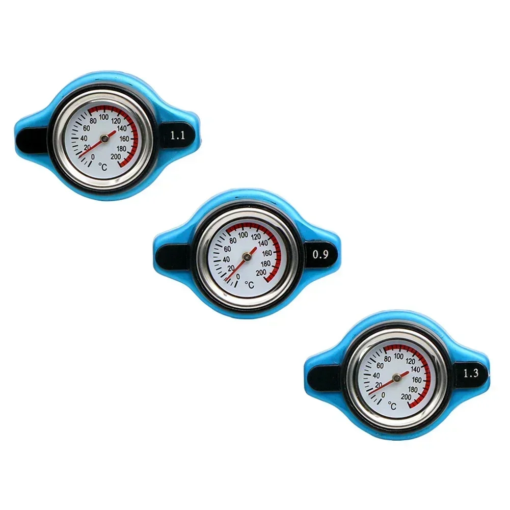 0.9Bar 1.1Bar 1.3 Bar Thermost Radiator Cap Tank Cover Water Temperature Gauge Cover Racing Car Big or Small Head