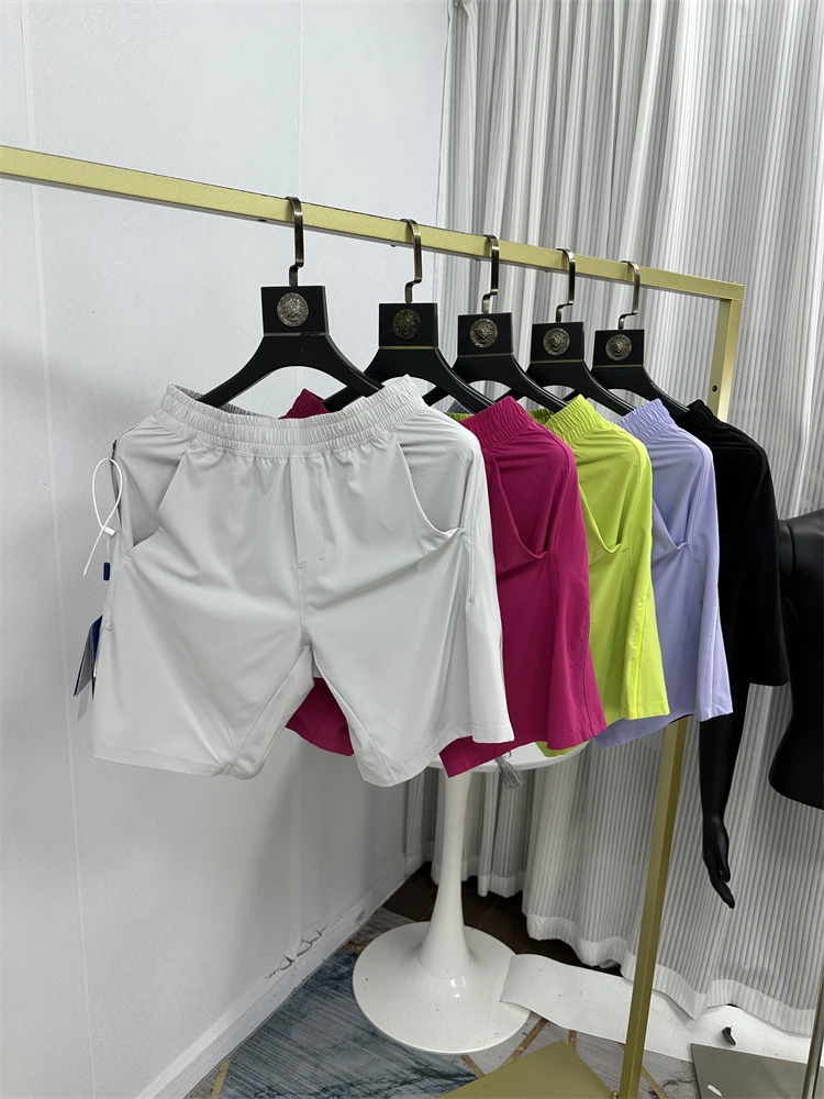 

Быстросохнущие дышащие влагоотводящие спортивные шорты для мужчин, легкие, с эластичным поясом, городской стиль, летние шорты