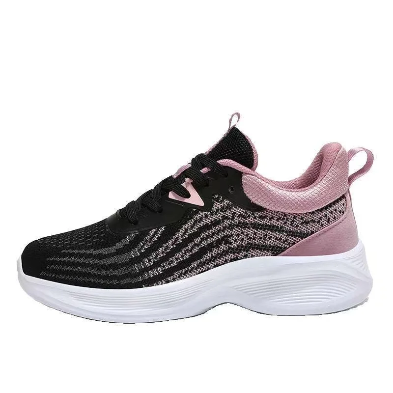 

Breathable Women's Running Shoes Spring Summer Running Shoes Lightweight Shock-absorbing Sneakers Soft-soled Mesh Casual Shoes