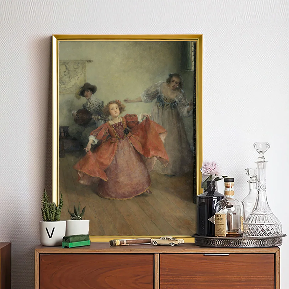 

Художественный постер Laura Theresa Alma Tadema, декоративные настенные стикеры на холсте в стиле ретро