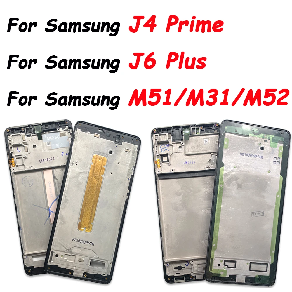 

Housing Middle Frame LCD Bezel Plate Panel Chassis For Samsung J4 Core J410 J6 J600 J6 Plus Front Frame Housing Bezel Repair