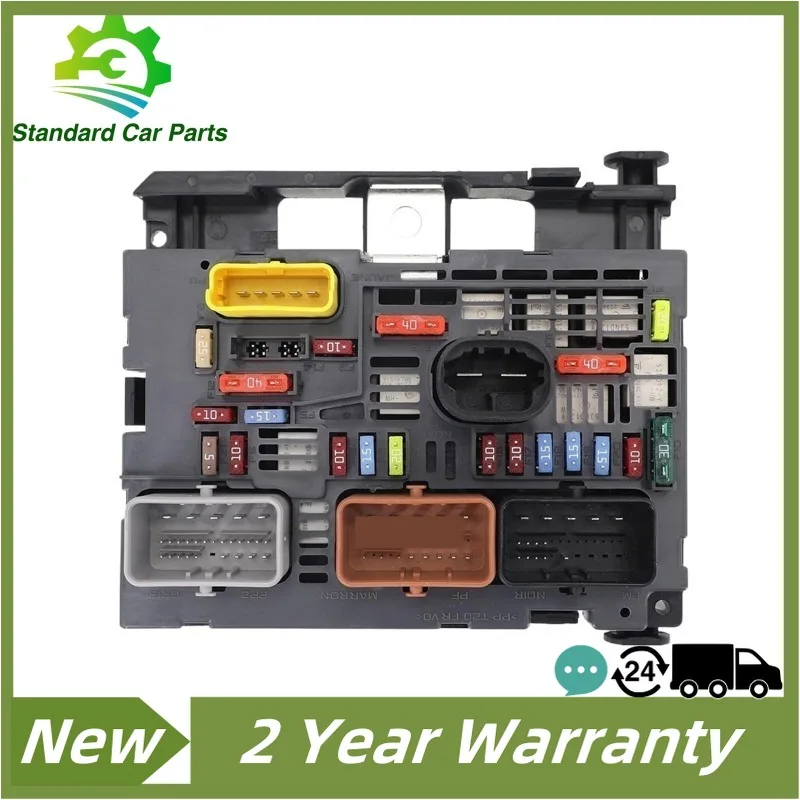 

9664706380 BSM-R06 Fuse Box Control Unit For Peugeot 308 2007-2009 1.4 1.6 2.0 16V VTI HDI Citroen C4 1.6B 2008 BSI New