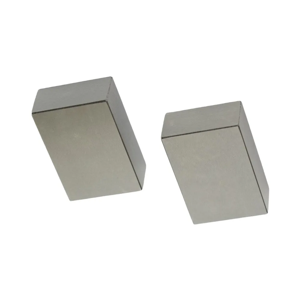 1-2-3 No Hole Blocks Matched Pair Hardened Steel Gauge Blocks For CNC Fixture Setup And Metalworking Inspection Tools