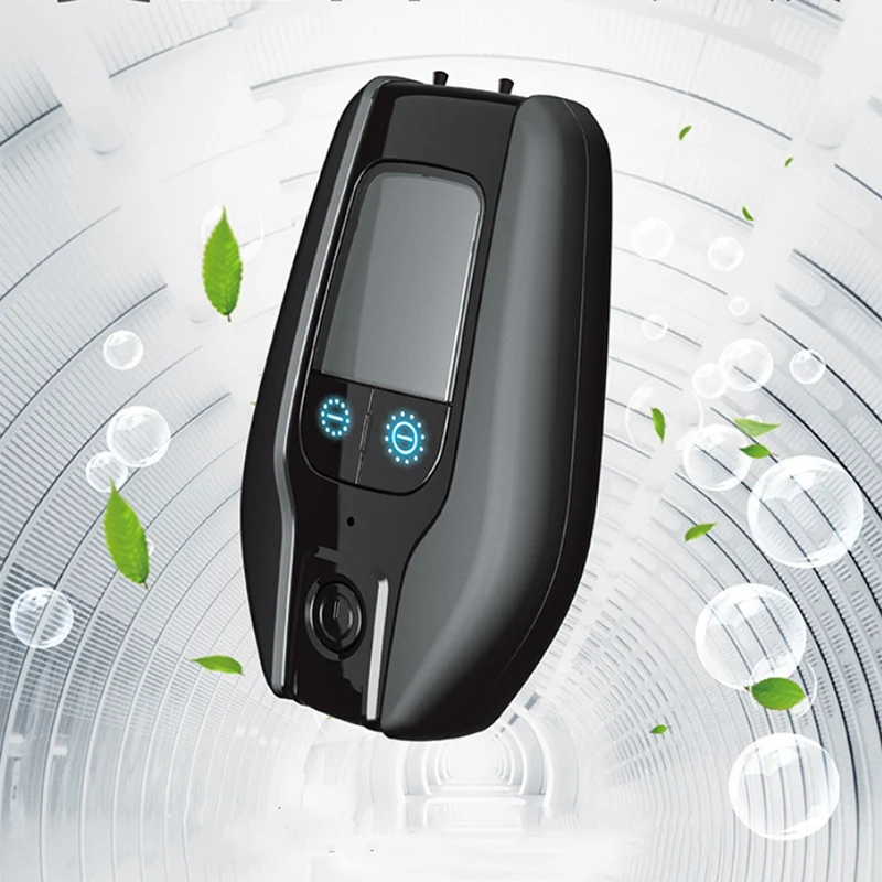 Mini collier de supporter ficateur d'air portable, supporter ficateur d'air portable pour la maison, éliminateur de fumée personnel pour enfants, adultes et voiture